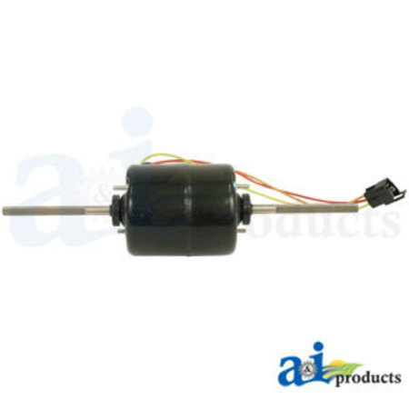 A & I Products Blower Motor (4 wire) (12V, 3/8" X 4 1/4" shaft, Rev rotation, 3sp) 14" x5" x5" A-BM333815